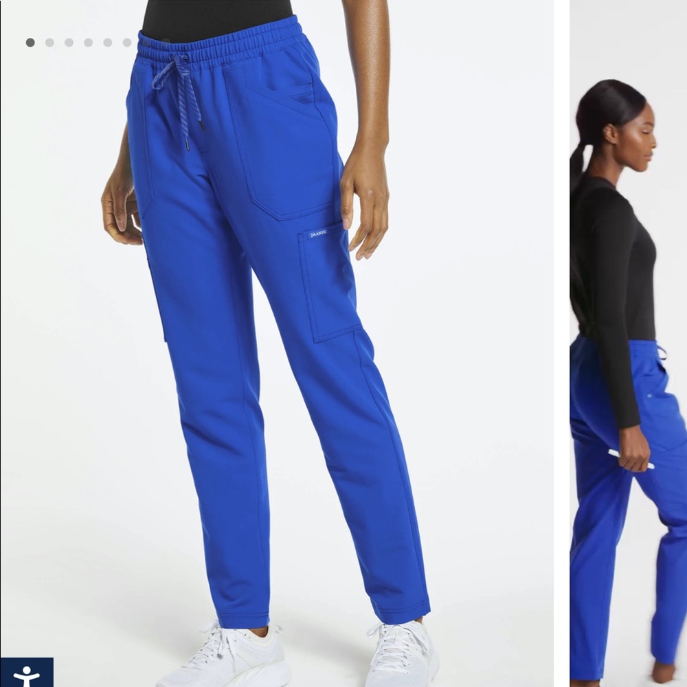 Women’s 8-pocket slim cargo scrub pant